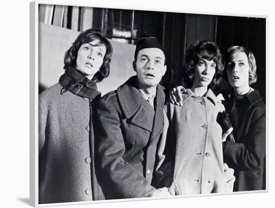 LES BONNES FEMMES (The Good Times Girls) by Claude Chabrol with Stephane Audran, Claude Berry, Bern-null-Framed Photo