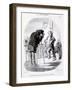 Les Bons Bourgeois: the Best Position to Get a Nice Daguerreotype Portrait-Honore Daumier-Framed Giclee Print