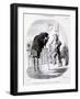 Les Bons Bourgeois: the Best Position to Get a Nice Daguerreotype Portrait-Honore Daumier-Framed Giclee Print