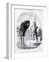 Les Bons Bourgeois: the Best Position to Get a Nice Daguerreotype Portrait-Honore Daumier-Framed Giclee Print