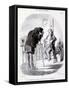 Les Bons Bourgeois: the Best Position to Get a Nice Daguerreotype Portrait-Honore Daumier-Framed Stretched Canvas