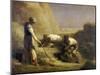 Les botteleurs de foin-Jean-Fran?ois Millet-Mounted Giclee Print