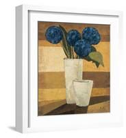 Les Boules Bleues-Karsten Kirchner-Framed Art Print