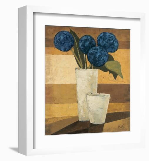 Les Boules Bleues-Karsten Kirchner-Framed Art Print