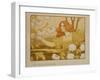 Les Boules de Neige, circa 1900-Paul Berthon-Framed Giclee Print