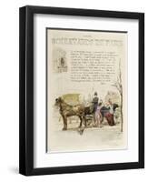 Les Boulevards de Paris-Adolphe Martial-Potémont-Framed Premium Giclee Print