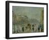 Les Boulevards exterieurs, effet de neige, 1879. Paris, Boulevards exterieurs in the snow.-Camille Pissarro-Framed Giclee Print