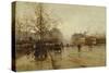 Les Boulevards, Paris-Eugene Galien-Laloue-Stretched Canvas