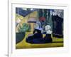 Les Bretonnes aux ombrelles-Emile Bernard-Framed Giclee Print