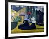 Les Bretonnes aux ombrelles-Emile Bernard-Framed Giclee Print