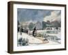 Les canards au bois de Boulogne (jardin d'acclimatation)-Emile Guillier-Framed Giclee Print