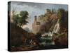 Les cascatelles de Tivoli-Claude Joseph Vernet-Stretched Canvas
