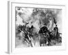 Les Cavaliers THE HORSE SOLDIERS by John Ford with John Wayne, 1959 (b/w photo)-null-Framed Photo