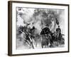 Les Cavaliers THE HORSE SOLDIERS by John Ford with John Wayne, 1959 (b/w photo)-null-Framed Photo