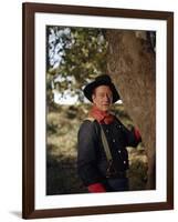 Les Cavaliers THE HORSE SOLDIERS by John Ford with John Wayne, 1959 (photo)-null-Framed Photo
