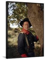 Les Cavaliers THE HORSE SOLDIERS by John Ford with John Wayne, 1959 (photo)-null-Framed Photo