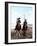 Les Cavaliers THE HORSE SOLDIERS by John Ford with John Wayne, 1959 (photo)-null-Framed Photo