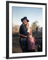 Les Cavaliers THE HORSE SOLDIERS by John Ford with John Wayne and Constance Towers, 1959 (photo)-null-Framed Photo