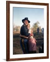 Les Cavaliers THE HORSE SOLDIERS by John Ford with John Wayne and Constance Towers, 1959 (photo)-null-Framed Photo