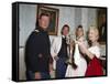 Les Cavaliers THE HORSE SOLDIERS by John Ford with John Wayne, William Holden, Althea Gibson and Co-null-Framed Stretched Canvas