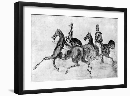 Les Cavaliers-Constantin Guys-Framed Giclee Print