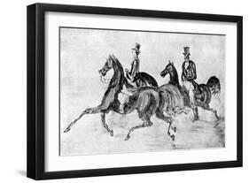 Les Cavaliers-Constantin Guys-Framed Giclee Print