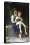 Les Cerises-Elizabeth Bouguereau-Framed Stretched Canvas