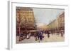 Les Champs Elysees, Paris-Eugene Galien-Laloue-Framed Giclee Print