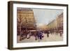 Les Champs Elysees, Paris-Eugene Galien-Laloue-Framed Giclee Print