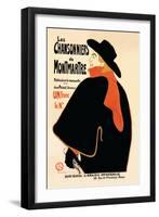 Les Chansonniers de Montmartre-Henri de Toulouse-Lautrec-Framed Art Print