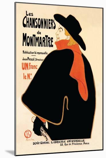 Les Chansonniers de Montmartre-Henri de Toulouse-Lautrec-Mounted Art Print