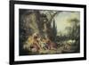 Les Charmes de la Vie Champetre-Francois Boucher-Framed Premium Giclee Print