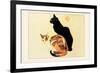 Les Chats-Th?ophile Alexandre Steinlen-Framed Premium Giclee Print