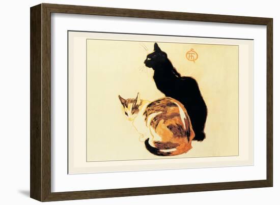 Les Chats-Théophile Alexandre Steinlen-Framed Art Print