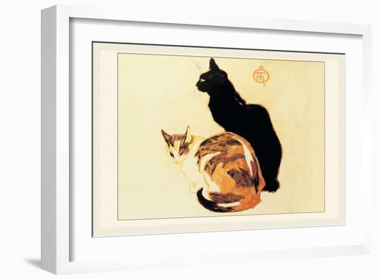 Les Chats-Théophile Alexandre Steinlen-Framed Art Print