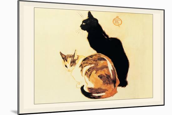 Les Chats-Théophile Alexandre Steinlen-Mounted Art Print