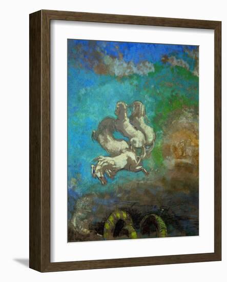 Les Chevaux D'Apollo-Odilon Redon-Framed Giclee Print