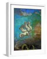 Les Chevaux D'Apollo-Odilon Redon-Framed Giclee Print