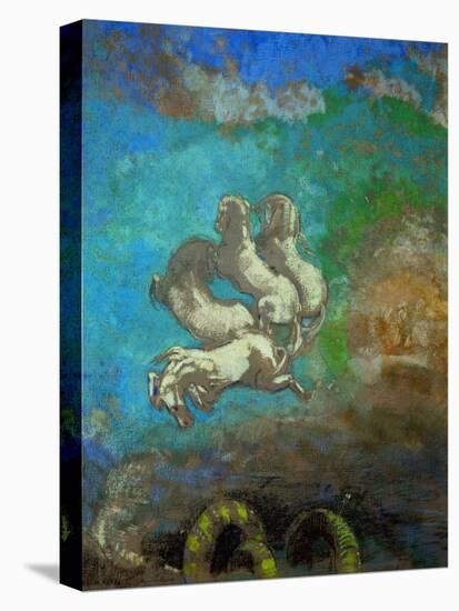 Les Chevaux D'Apollo-Odilon Redon-Stretched Canvas
