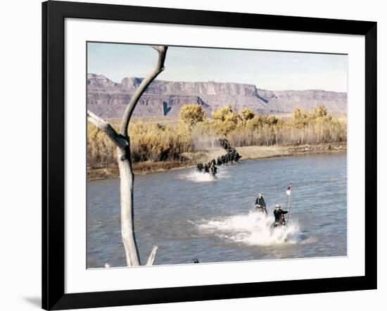 Les Cheyennes CHEYENNE AUTUMN by JohnFord, 1964 (photo)-null-Framed Photo