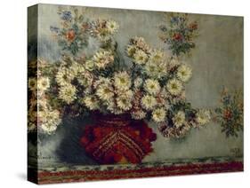 Les Chrysanthèmes-Claude Monet-Stretched Canvas
