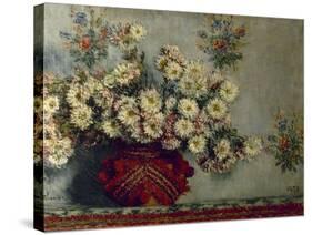 Les Chrysanthèmes-Claude Monet-Stretched Canvas