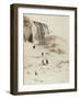 Les chutes du Niagara sous la neige-George Barker-Framed Giclee Print