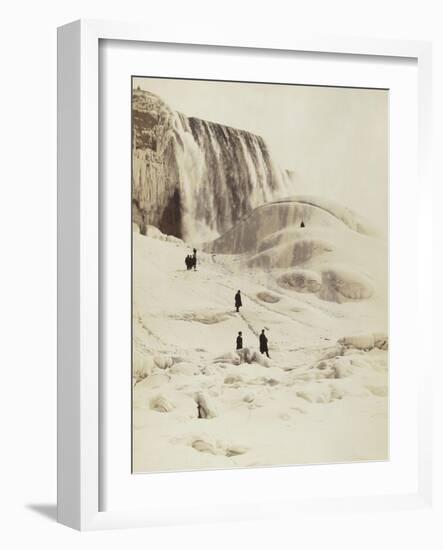 Les chutes du Niagara sous la neige-George Barker-Framed Giclee Print