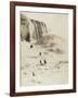 Les chutes du Niagara sous la neige-George Barker-Framed Giclee Print