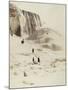 Les chutes du Niagara sous la neige-George Barker-Mounted Giclee Print