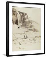 Les chutes du Niagara sous la neige-George Barker-Framed Giclee Print