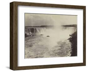 Les chutes du Niagara, vue d'un bateau-George Barker-Framed Giclee Print