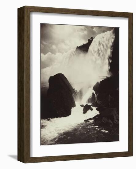 Les chutes du Niagara-George Barker-Framed Giclee Print