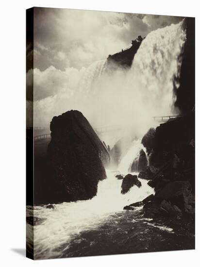 Les chutes du Niagara-George Barker-Stretched Canvas